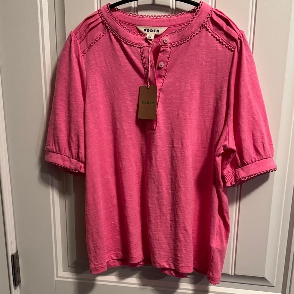 Boden Vibrant Pink Blouse for Women